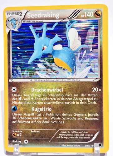 Pokemon karte seedraking - pokemon,