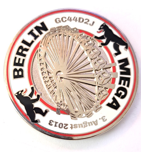 Megaberlin 2013 geocoin - megaberlin,